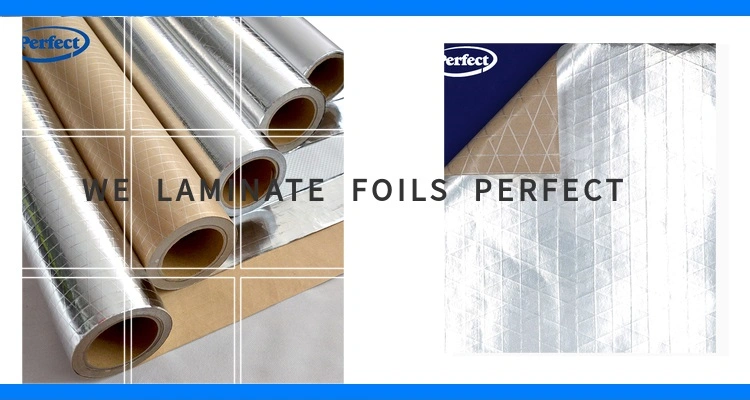 Heat Sealing Foil Aluminum Foil Scrim Kraft Paper