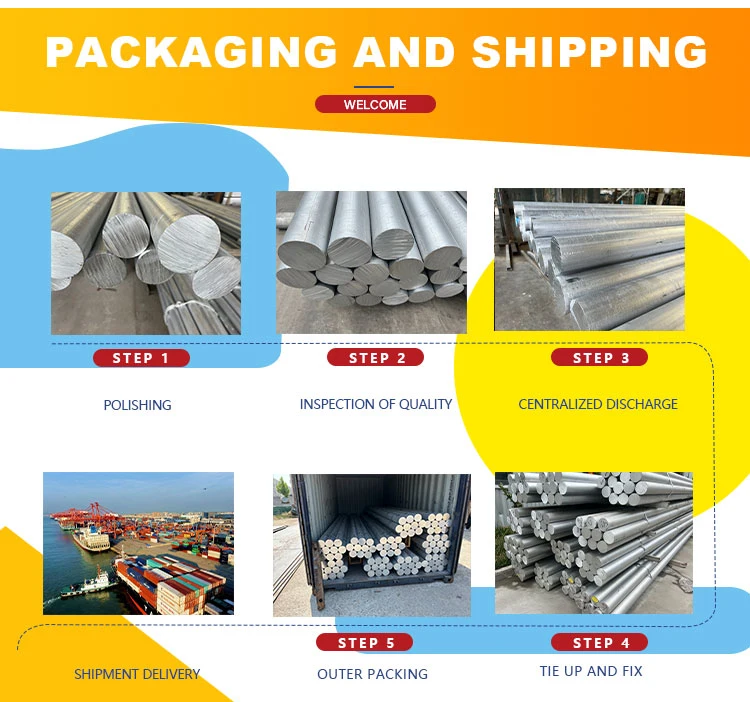 China Supplier Aluminum Alloy 6061 Ready to Ship 130mm 140mm 6061-T6 6063 T5 Aluminum Alloy Bar Rod Prices Per Kg