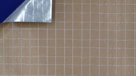 Heat Sealing Aluminum Foil Facing Tri-Way Scrim Kraft Paper with PE